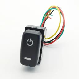 1Pc For Mitsubishi Pajero V73 V93 Lancer Outlander ASX L200 RED LED key switch fog light daytime running DRL Power Switch Button