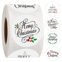 Christmas gift stickers decorative sealing sticker Merry Christmas Reward Self-adhesive labels Children's Day party