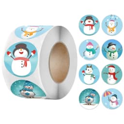 Christmas gift stickers decorative sealing sticker Merry Christmas Reward Self-adhesive labels Children's Day party