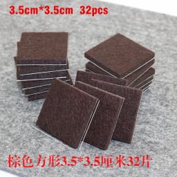 Furniture Chair Table Leg Self Adhesive Felt Wood Floor Protector Pads Self Adhesive Furniture Leg Feet Protector Pad Chair Leg