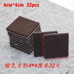 Furniture Chair Table Leg Self Adhesive Felt Wood Floor Protector Pads Self Adhesive Furniture Leg Feet Protector Pad Chair Leg