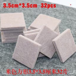 Furniture Chair Table Leg Self Adhesive Felt Wood Floor Protector Pads Self Adhesive Furniture Leg Feet Protector Pad Chair Leg