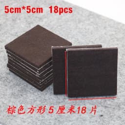 Furniture Chair Table Leg Self Adhesive Felt Wood Floor Protector Pads Self Adhesive Furniture Leg Feet Protector Pad Chair Leg
