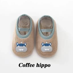 Baby Anti-slip Socks Cute Kids Slippers Newborn Warm Crib Floor Shoes with Rubber Sole for 0-24Month Children Boy Toddler Shoes