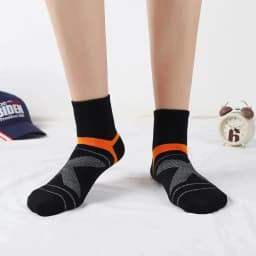 5 Pairs Lot Men's Socks Black Sports Socks Casual Run Autumn Winter High Quality Breathable Male Socks