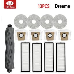For XIAOMI Mijia Omni 1S B101CN  B116 X10+ Accesories Dreame L10s Ultra / S10 Pro Main Side Brush Hepa Filter Mop Dust Bag Parts