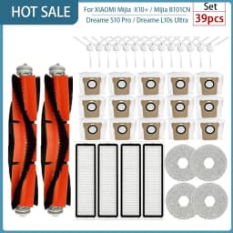For XIAOMI Mijia Omni 1S B101CN  B116 X10+ Accesories Dreame L10s Ultra / S10 Pro Main Side Brush Hepa Filter Mop Dust Bag Parts