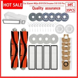 For XIAOMI Mijia Omni 1S B101CN  B116 X10+ Accesories Dreame L10s Ultra / S10 Pro Main Side Brush Hepa Filter Mop Dust Bag Parts