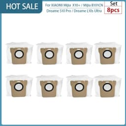 For XIAOMI Mijia Omni 1S B101CN  B116 X10+ Accesories Dreame L10s Ultra / S10 Pro Main Side Brush Hepa Filter Mop Dust Bag Parts