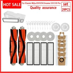 For XIAOMI Mijia Omni 1S B101CN  B116 X10+ Accesories Dreame L10s Ultra / S10 Pro Main Side Brush Hepa Filter Mop Dust Bag Parts