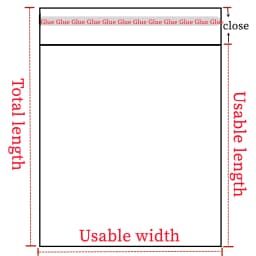 OPP self sealing transparent plastic bag, cellophane, self-adhesive packaging, jewelry, candy, cookies, gift packaging bag