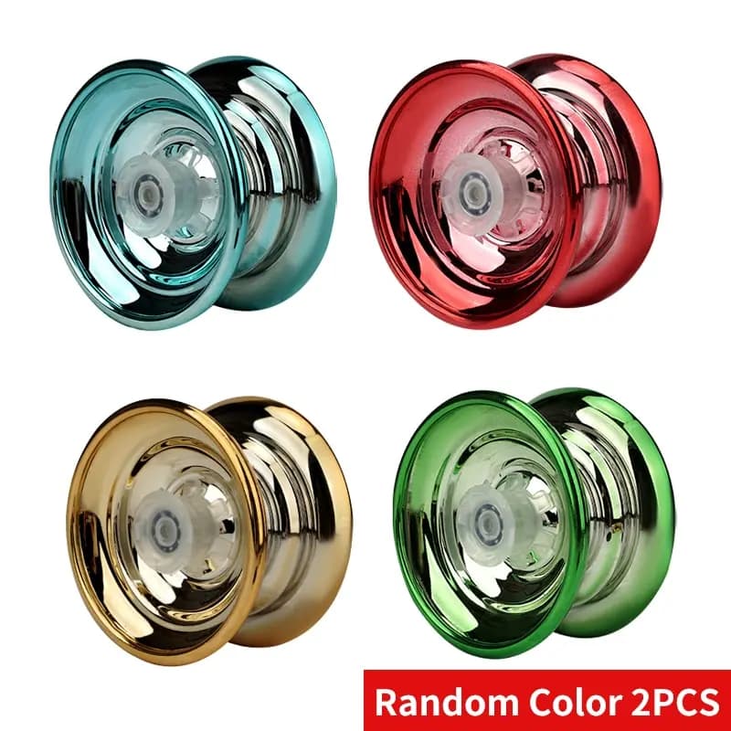 Professional Aluminum Metal Yoyo for Kids and Beginners. Metal Yo YOS for Kids and Adults with Yo Yo Accessories