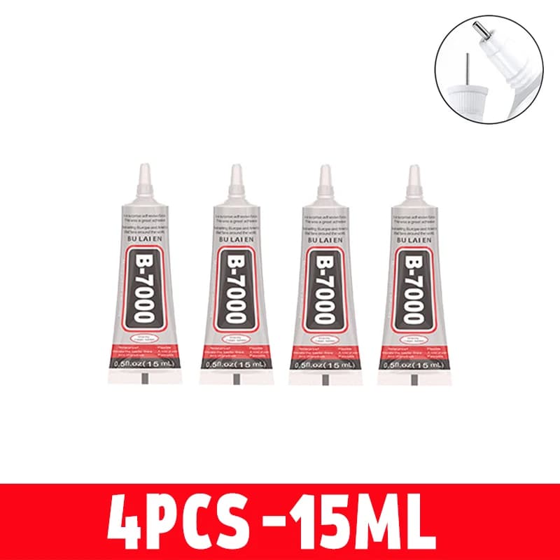 1/3/5PCS B7000 Liquid Glue Clear Contact Phone Repair Adhesive Multipurpose Diy Glue With Precision Applicator Tip 15/25/50ML