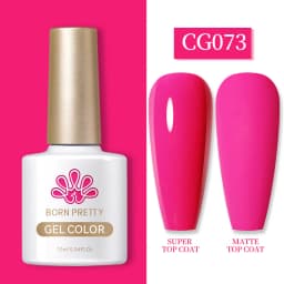 BORN PRETTY 10ml Gel Nail Polish Gel 130 Colors Semi Permanent Solid Nail Gel Varnish Soak Off UV Gel for Base Top Coat