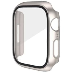 Glass+Cover For Apple Watch case 9 8 7 6 SE 5 iWatch Accessorie Screen Protector Apple watch serie 44mm 40mm 41mm 45mm 42mm 38mm