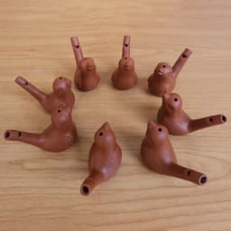 1pcs Creative Ceramic Water Bird Whistle Kids Drawing Warbler Song Chirps Baby Bathtime Musical Toys Tea Tray Ornaments Tea Pets