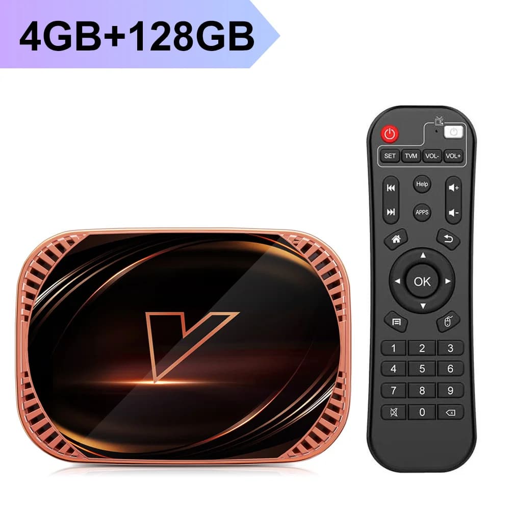 VONTAR X4 Amlogic S905X4 Smart TV Box Android 11 4GB 128G 32GB 64GB Wifi  BT AV1 Media Player TVBOX 4K 1000M Set top box
