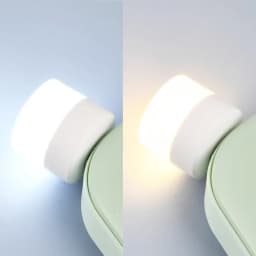 8pcs USB Plug Lamp Computer Mobile Power Charging Small Book Lamps LED Eye Protection Reading Light Round Light Night Light