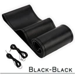 38cm 15inch Car Steering Wheel Braid Cover Artificial leather Needles And Thread Soft Non-slip Auto Interior Accessories Kits