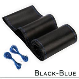 38cm 15inch Car Steering Wheel Braid Cover Artificial leather Needles And Thread Soft Non-slip Auto Interior Accessories Kits