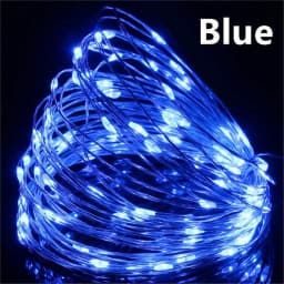 10/20/30M USB LED String Lights Copper Silver Wire Garland Light Waterproof Fairy Lights For Christmas Wedding Party Decoration