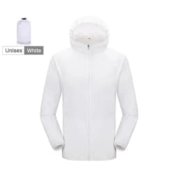LNGXO Unisex Hiking Jacket Men Women Waterproof Quick Dry Camping Windbreaker Trekking Fishing Rain Coat Outdoor Anti UV Clothes