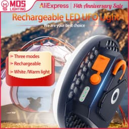 MOSLIGHTING Tent Light Rechargeable Lantern Portable Emergency Night Market Light Outdoor Camping Bulb Lamp Flashlight Home LED