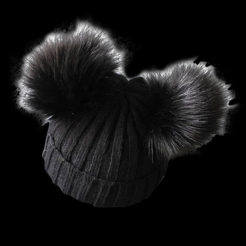 Cute Pompom Baby Hat Warm Winter Knitted Kids Baby Girl Boy Beanie Cap Solid Outdoor Infant Toddler Children Hat Bonnet