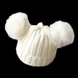 Cute Pompom Baby Hat Warm Winter Knitted Kids Baby Girl Boy Beanie Cap Solid Outdoor Infant Toddler Children Hat Bonnet