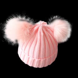 Cute Pompom Baby Hat Warm Winter Knitted Kids Baby Girl Boy Beanie Cap Solid Outdoor Infant Toddler Children Hat Bonnet