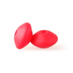 50Pcs 12mm Lentil Silicone Beads Perle Dentition DIY Food Grade Baby Silicone Abacus Teether Bead Teething Necklace Nursing Toy