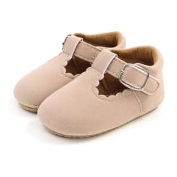 Newborn Baby Shoes Classic Stripe Leather Boy Girl Shoes Multicolor Toddler Rubber Sole Anti-slip First Walkers Infant Moccasins