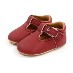Newborn Baby Shoes Classic Stripe Leather Boy Girl Shoes Multicolor Toddler Rubber Sole Anti-slip First Walkers Infant Moccasins