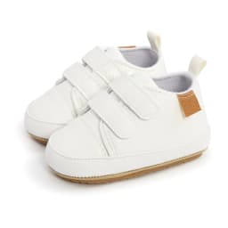 Newborn Baby Shoes Classic Stripe Leather Boy Girl Shoes Multicolor Toddler Rubber Sole Anti-slip First Walkers Infant Moccasins