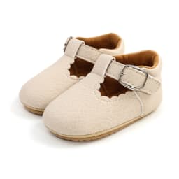 Newborn Baby Shoes Classic Stripe Leather Boy Girl Shoes Multicolor Toddler Rubber Sole Anti-slip First Walkers Infant Moccasins