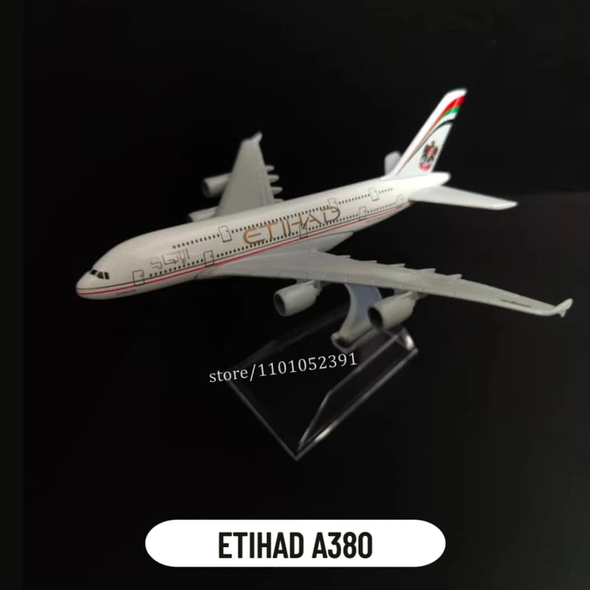 Scale 1:400 Metal Aircraft Replica Emirates Airlines A380 B777 Airplane Diecast Model Aviation Plane Collectible Toys for Boys