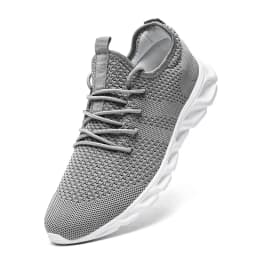 Men Casual Sport Shoes Light Sneakers White Outdoor Breathable Mesh Black Running Shoes Athletic Jogging Tennis Shoes