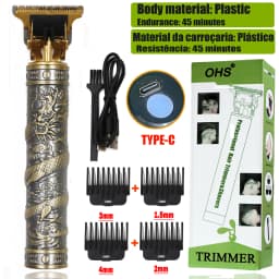 Tondeuse Dragon Vintage T9 Cordless Professional Hair Clippers Electric Trimmers For Men Clipper hair cutting machine Shaver