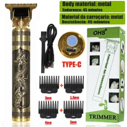 Tondeuse Dragon Vintage T9 Cordless Professional Hair Clippers Electric Trimmers For Men Clipper hair cutting machine Shaver