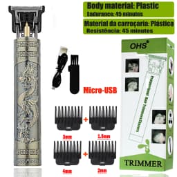 Tondeuse Dragon Vintage T9 Cordless Professional Hair Clippers Electric Trimmers For Men Clipper hair cutting machine Shaver