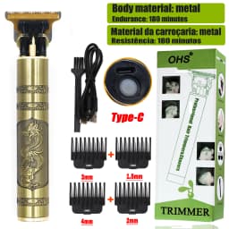 Tondeuse Dragon Vintage T9 Cordless Professional Hair Clippers Electric Trimmers For Men Clipper hair cutting machine Shaver
