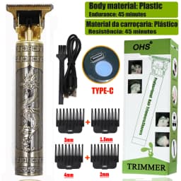 Tondeuse Dragon Vintage T9 Cordless Professional Hair Clippers Electric Trimmers For Men Clipper hair cutting machine Shaver