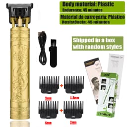Tondeuse Dragon Vintage T9 Cordless Professional Hair Clippers Electric Trimmers For Men Clipper hair cutting machine Shaver