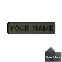 1PC 10cmX2.5cm Custom Personalized Name number Patch Stripes Badge tags chevrons Armband Iron On Or Hook Loop embroidered