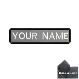 1PC 10cmX2.5cm Custom Personalized Name number Patch Stripes Badge tags chevrons Armband Iron On Or Hook Loop embroidered