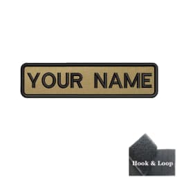 1PC 10cmX2.5cm Custom Personalized Name number Patch Stripes Badge tags chevrons Armband Iron On Or Hook Loop embroidered