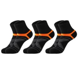 3 Pairs High Quality Men Socks Black Sports Socks Casual Soft Running Four Season Absorb Sweat Breathable Male Sock