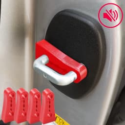 Door Lock Buffer Damper For Toyota Land Cruiser Prado J120 J150 Soundproof Insulation Quiet Deaf Creaking Noise Seal Stopper