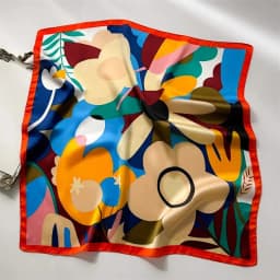 Luxury Print Silk Square Scarf Women Spring Neck Tie Shawl Wraps Female 70cm Hair Hand Wrist Headkercheif Hijab Bandana