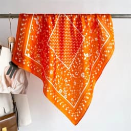 Luxury Print Silk Square Scarf Women Spring Neck Tie Shawl Wraps Female 70cm Hair Hand Wrist Headkercheif Hijab Bandana